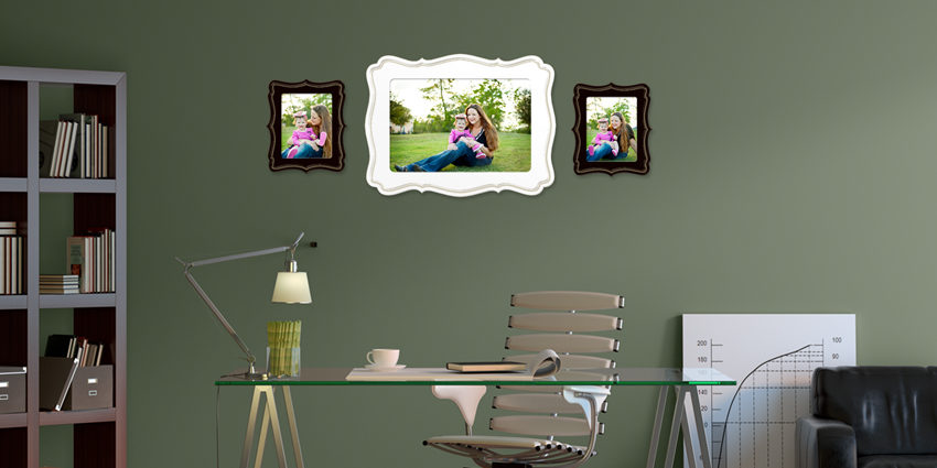 organic bloom frame wall display