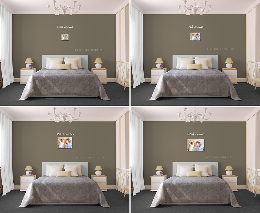 photographer wall displays Canvas Options