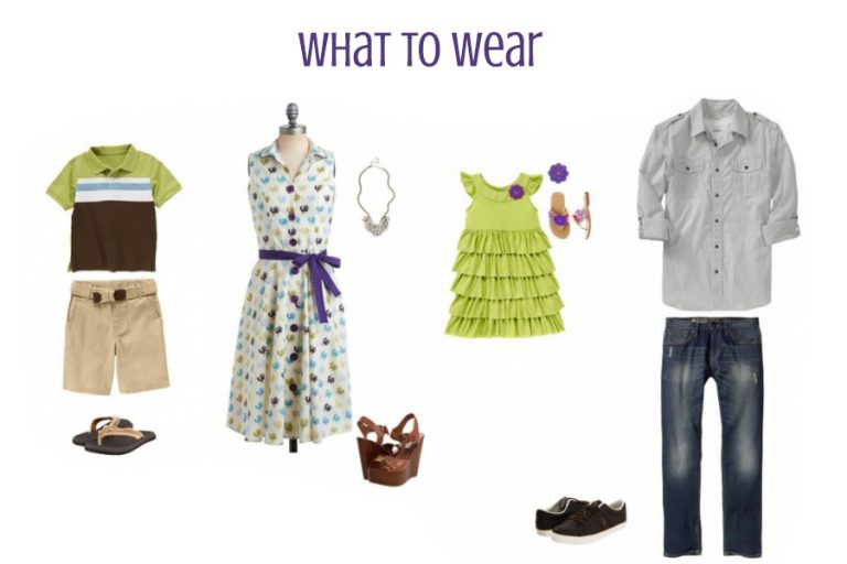 best colors for family pics