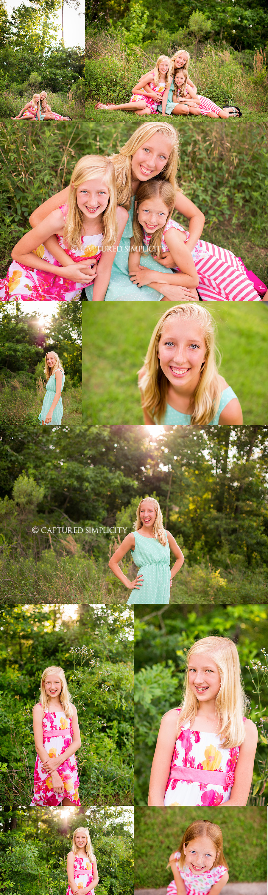 outdoor portraits near the woodlands photos of your child