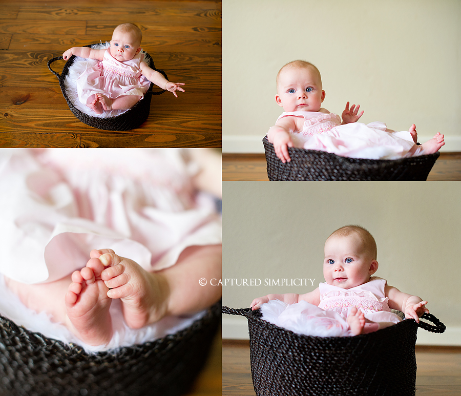 wonderful photographs of your family baby girl turns four months