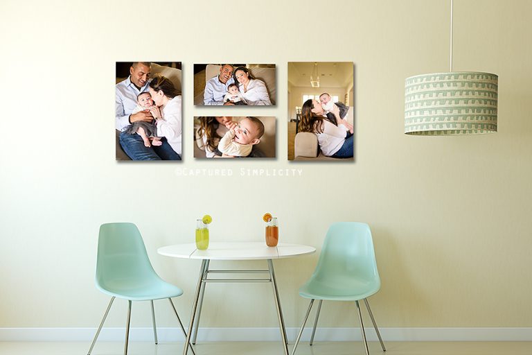 displaying photos in your home family photography bellaire texas