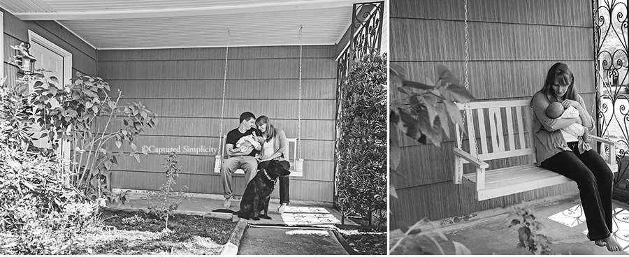 outdoor newborn mary