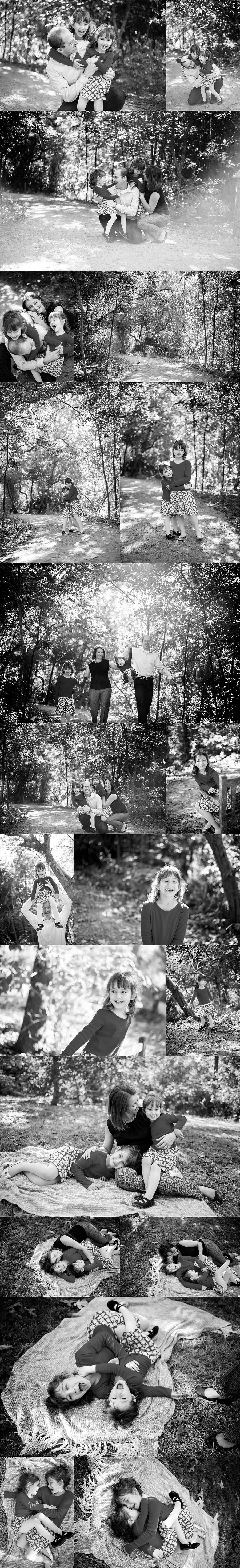 Houston Family Monochrome Photography