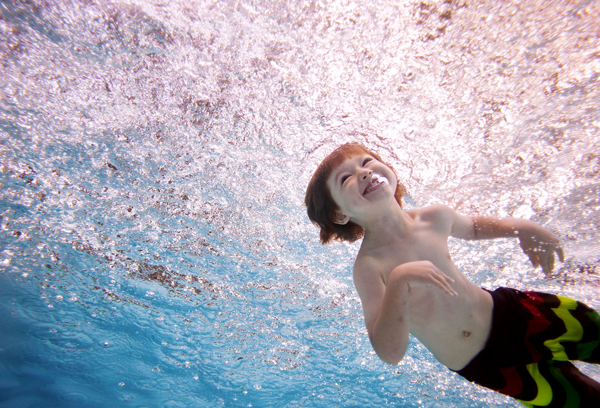 kid's underwater portraits